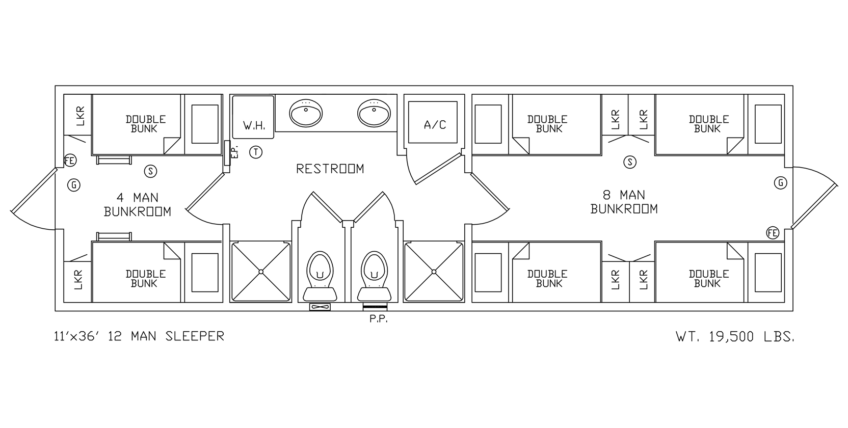 Workforce Housing | Multi Room Trailers - Mobile Emergency Housing Corp