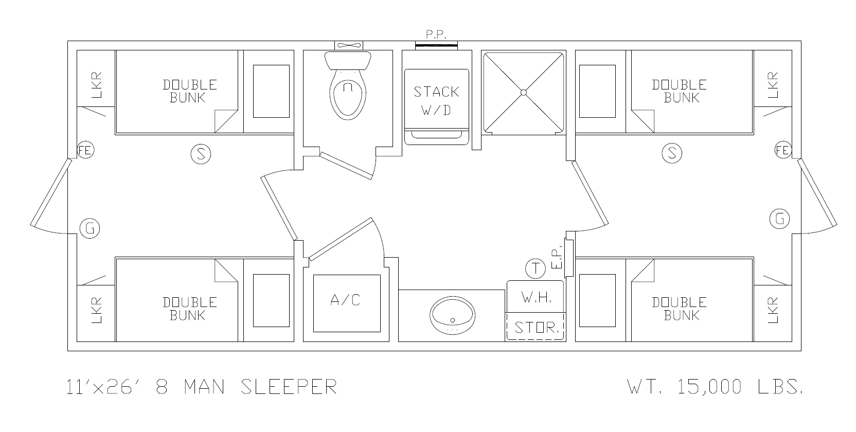 Workforce Housing Multi Room Trailers Mobile Emergency Housing Corp